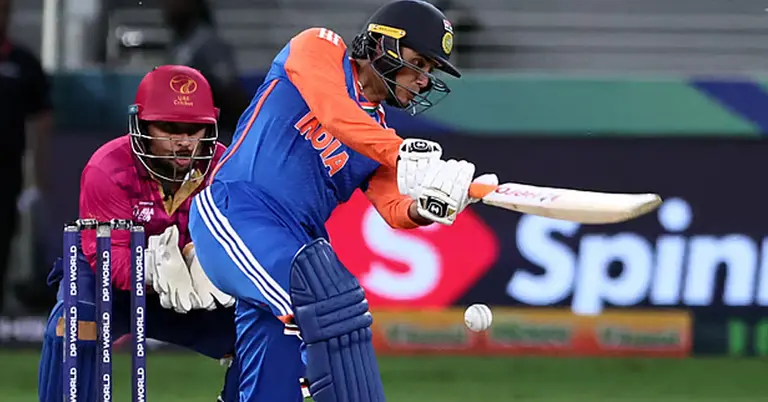 ভারতের জয়ের অন্যতম নায়ক অভিষেক শর্মা